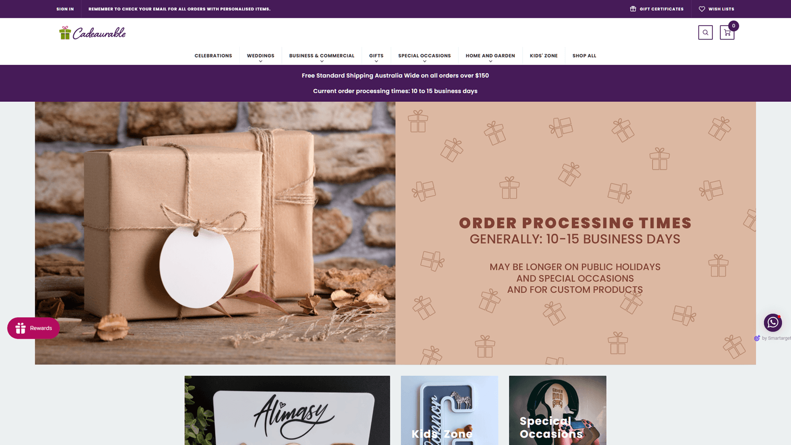 Cadeaurable project showcase